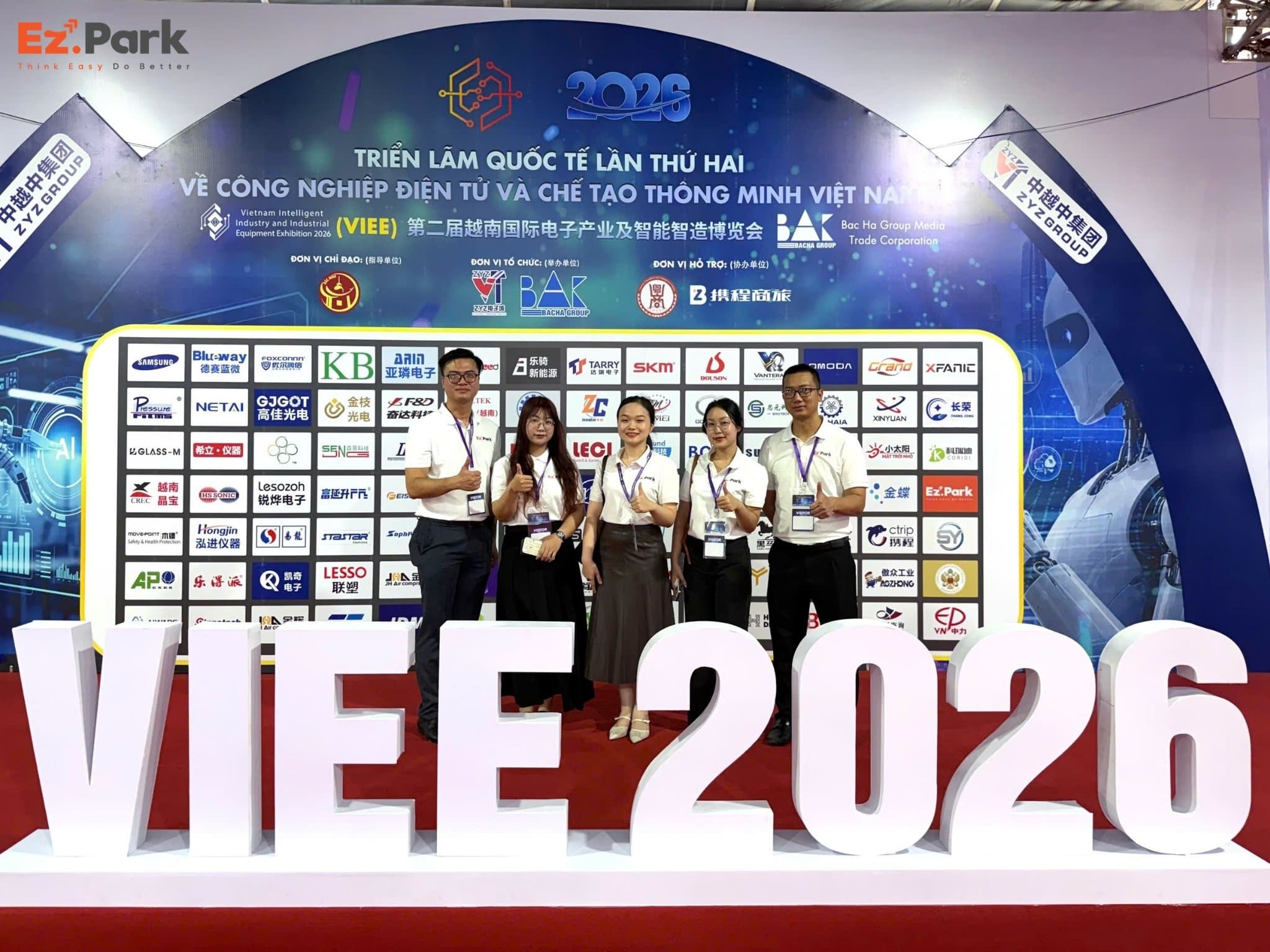 EZ.PARK tham gia Triển lãm Quốc tế Công nghiệp Điện tử và Chế tạo Thông minh Việt Nam VIEE 2026